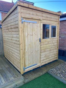 7x7 Barnwell Pent Shed