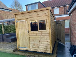 7x7 Barnwell Pent Shed