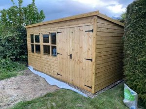 Bespoke 14x8 Pent potting shed